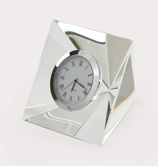 Crystal Glass Diamond Clock
