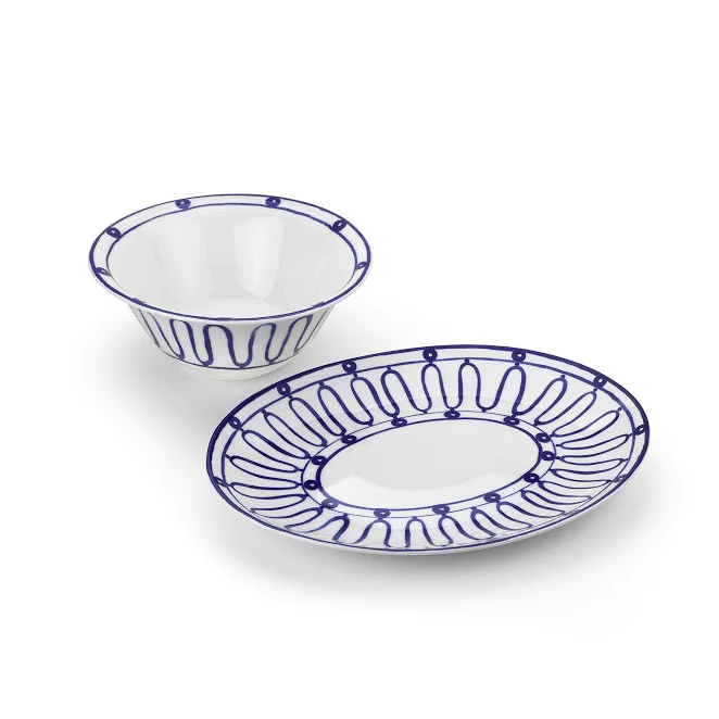 Kyma Blue Salad Bowl