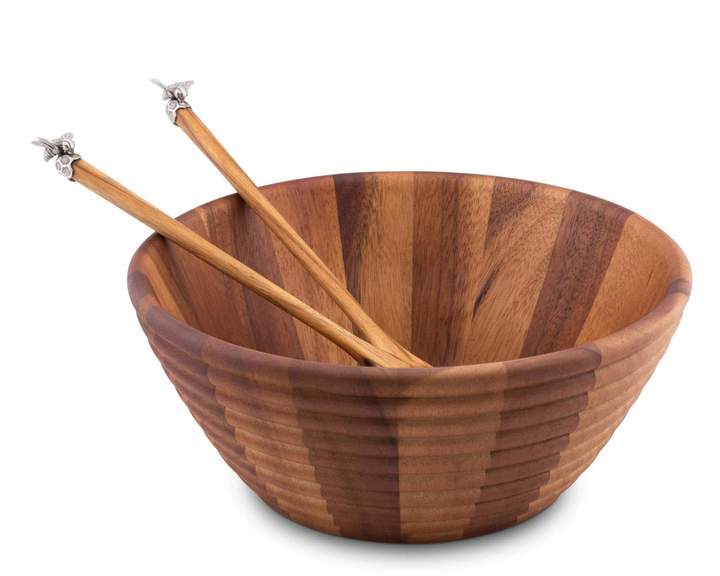 Vagabond House Bee Salad Bowl Set