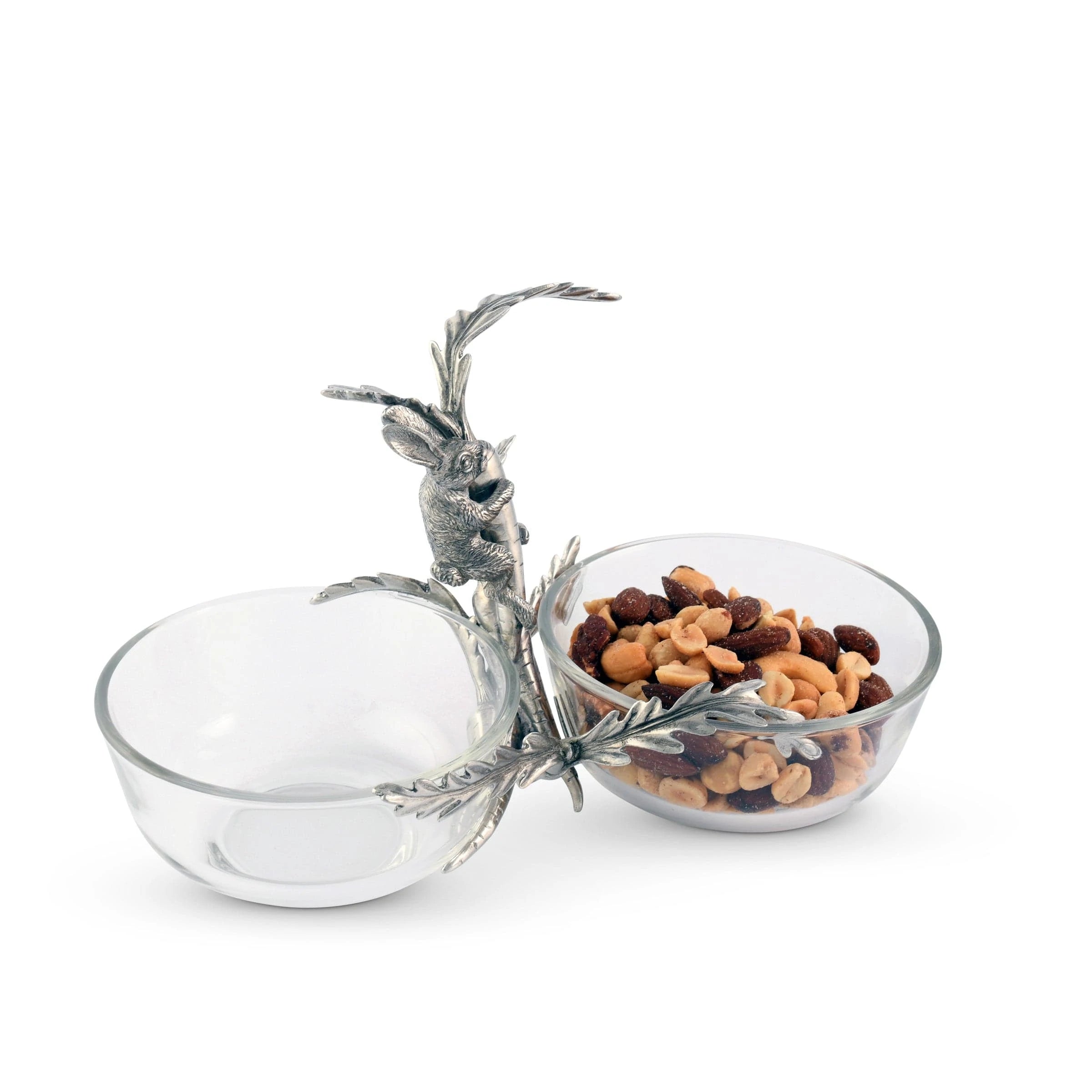 Rabbit/Carrot Double Dish Condiment Server