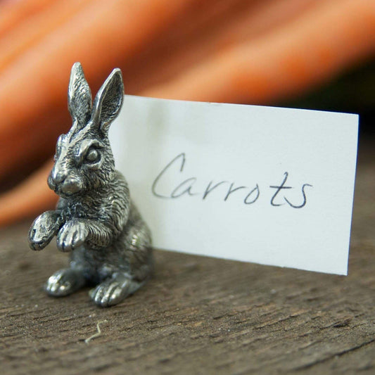 Vagabond House Rabbit Place Card Holder (Set of 2)