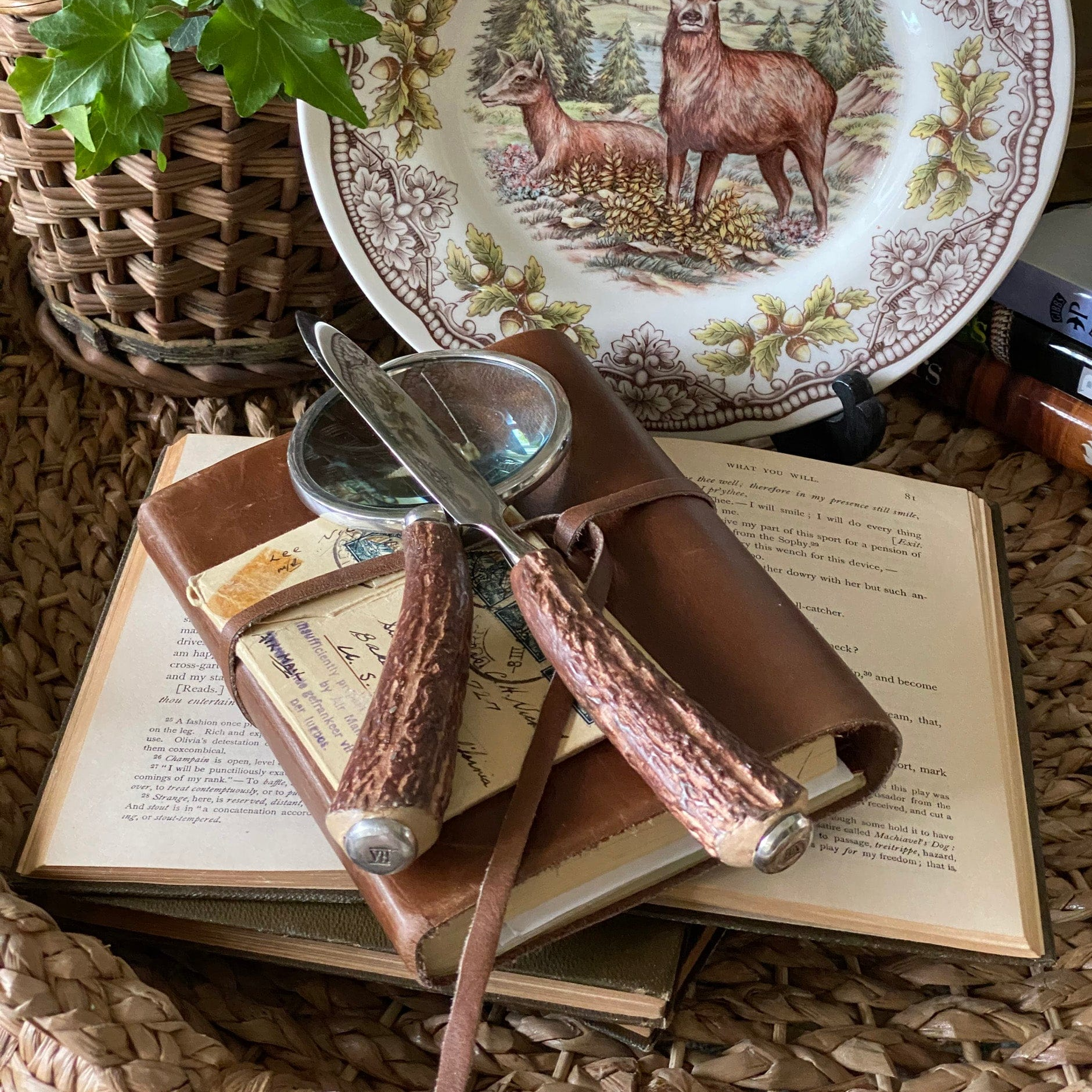 Composite Antler Magnifying Glass