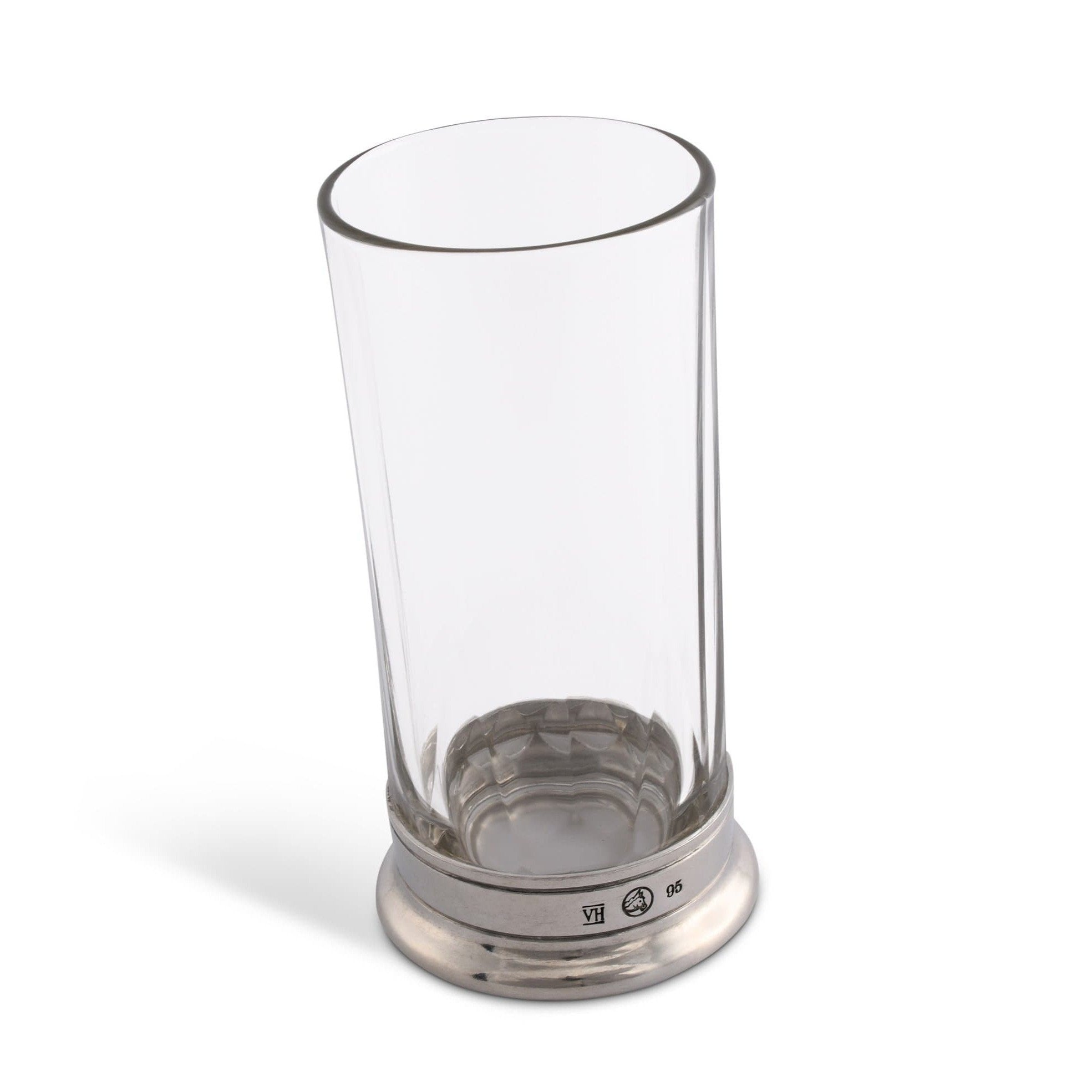 Highball Hatched Glass - Set of 2