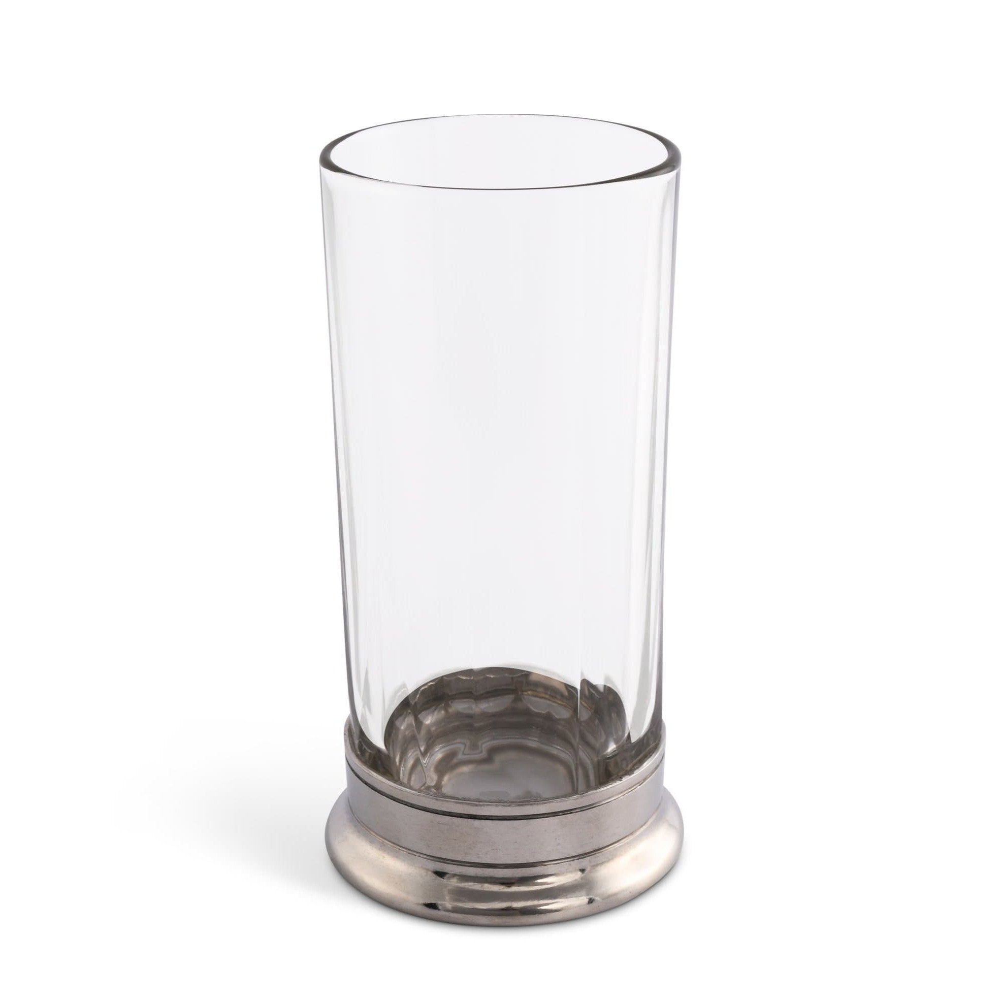 Highball Hatched Glass - Set of 2