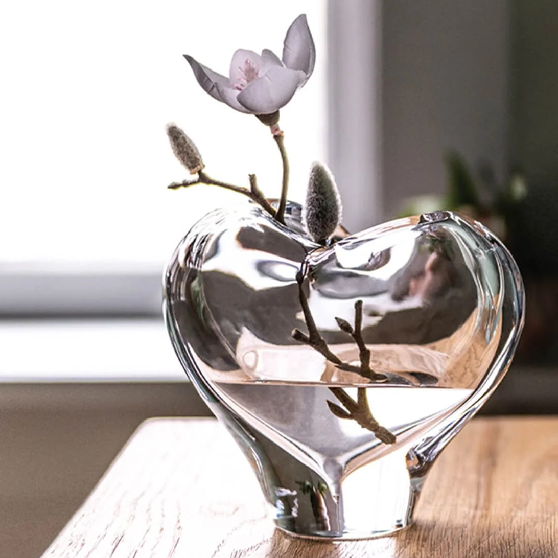 Romance Heart Vase with Gift Box