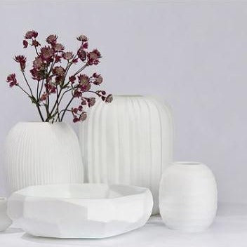 Guaxs Manakara Round Vase - Opal | Maison & Tavola